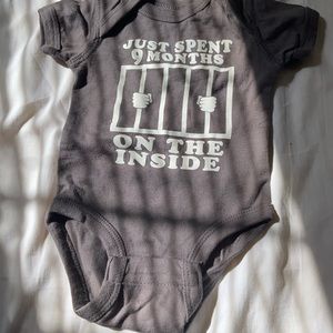 Just did 9 months in the inside Onesie
